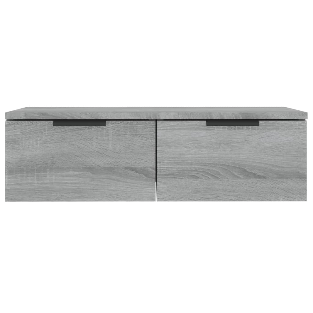 Wall Cabinet Grey Sonoma 68x30x20 cm Engineered Wood